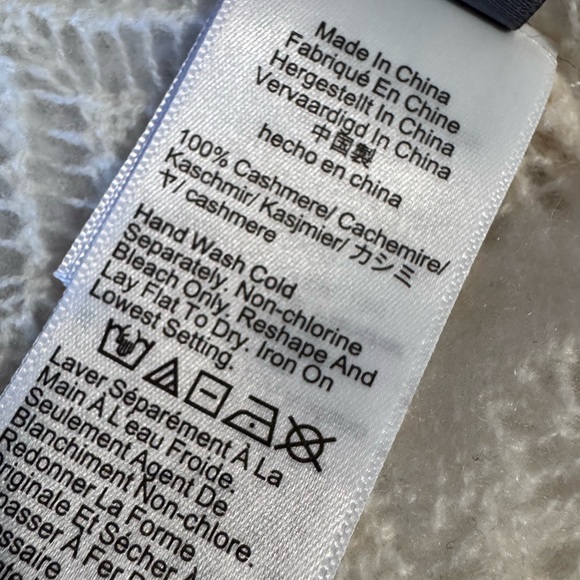 J. Crew 100% Cashmere pointelle button-up short-sleeve cardigan in S - Picture 13 of 15